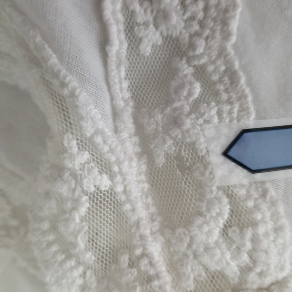 Mes Demoiselles Paris White Hi-low Top Size 38 EU or small US - Picture 7 of 7